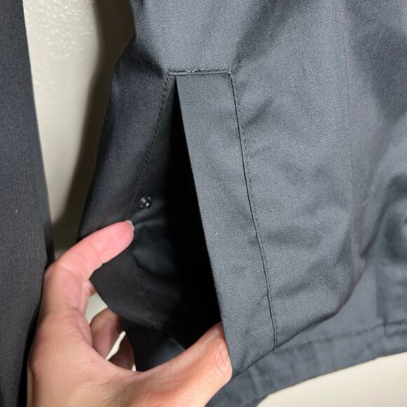 Old Navy Field Utility Jacket Medium Mens Gray Full Zip Mesh Barn Hooded Outdoor - Picture 6 of 10